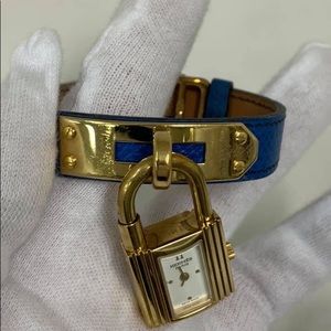 Authentic Hermes Kelly watch  in Blue